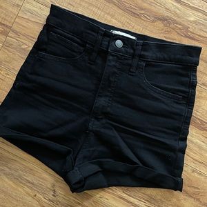 Roadtripper Jean Shorts Bennett Black 25 high rise